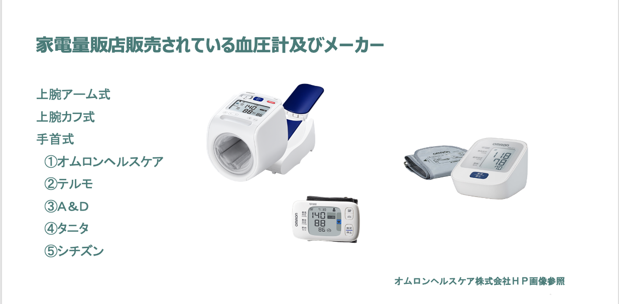 血圧計って、どんな種類があるの？